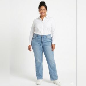 Judy Blue Light Blue High-Rise Straight Leg Jeans